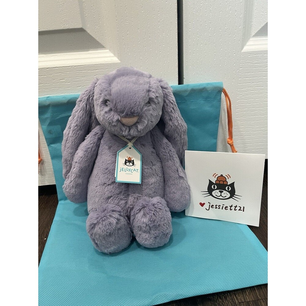 Jellycat Bashful Viola Bunny 12.2" MEDIUM 100% Authentic NWT US SHIP FAST